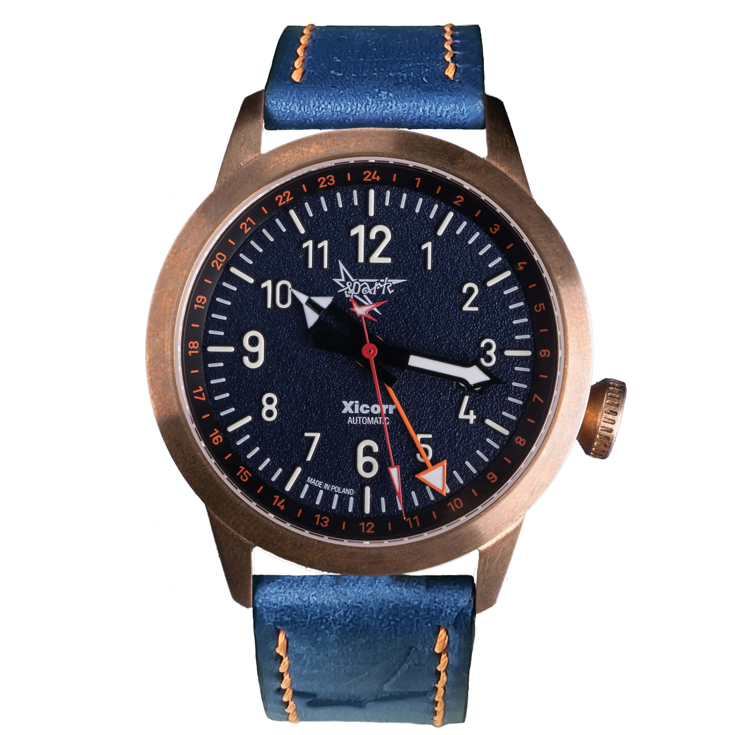 Xicorr Watches Spark GMT "Novax" bronze