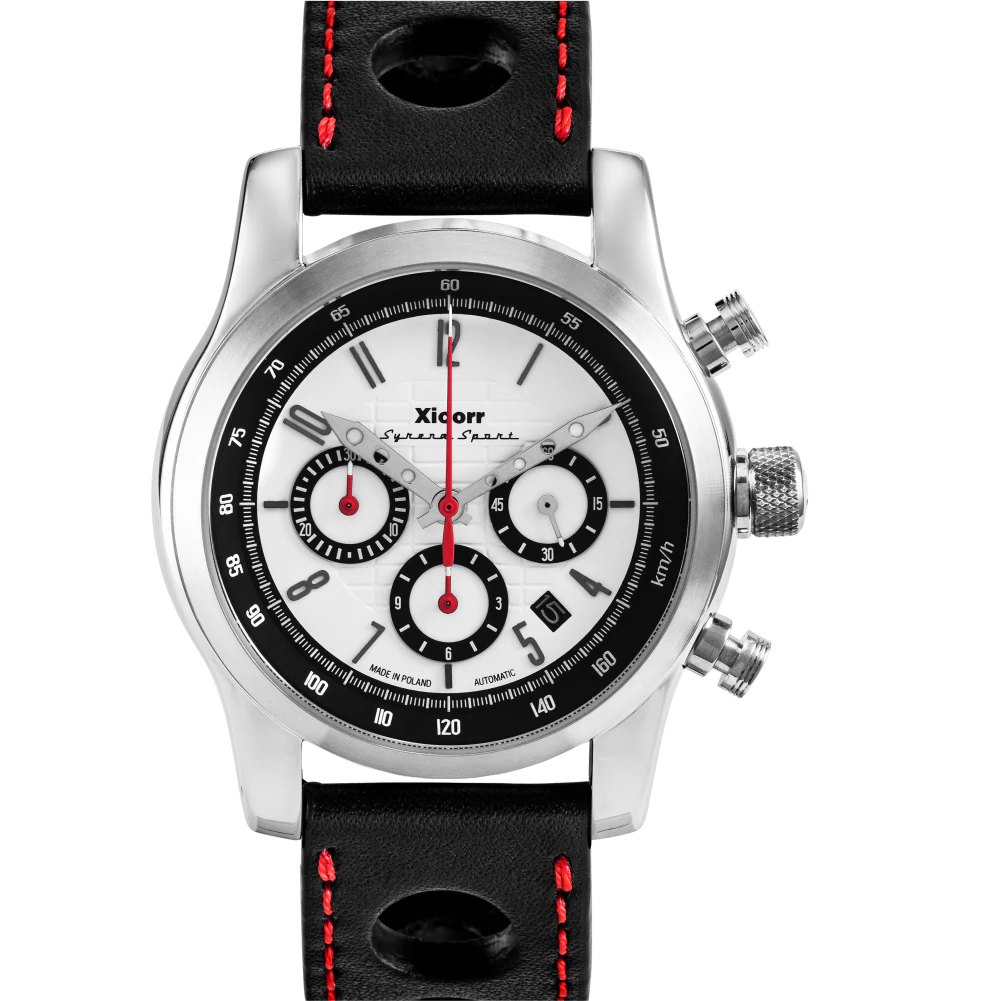 Xicorr Watches Syrena Sport WHr (WHite red hands)