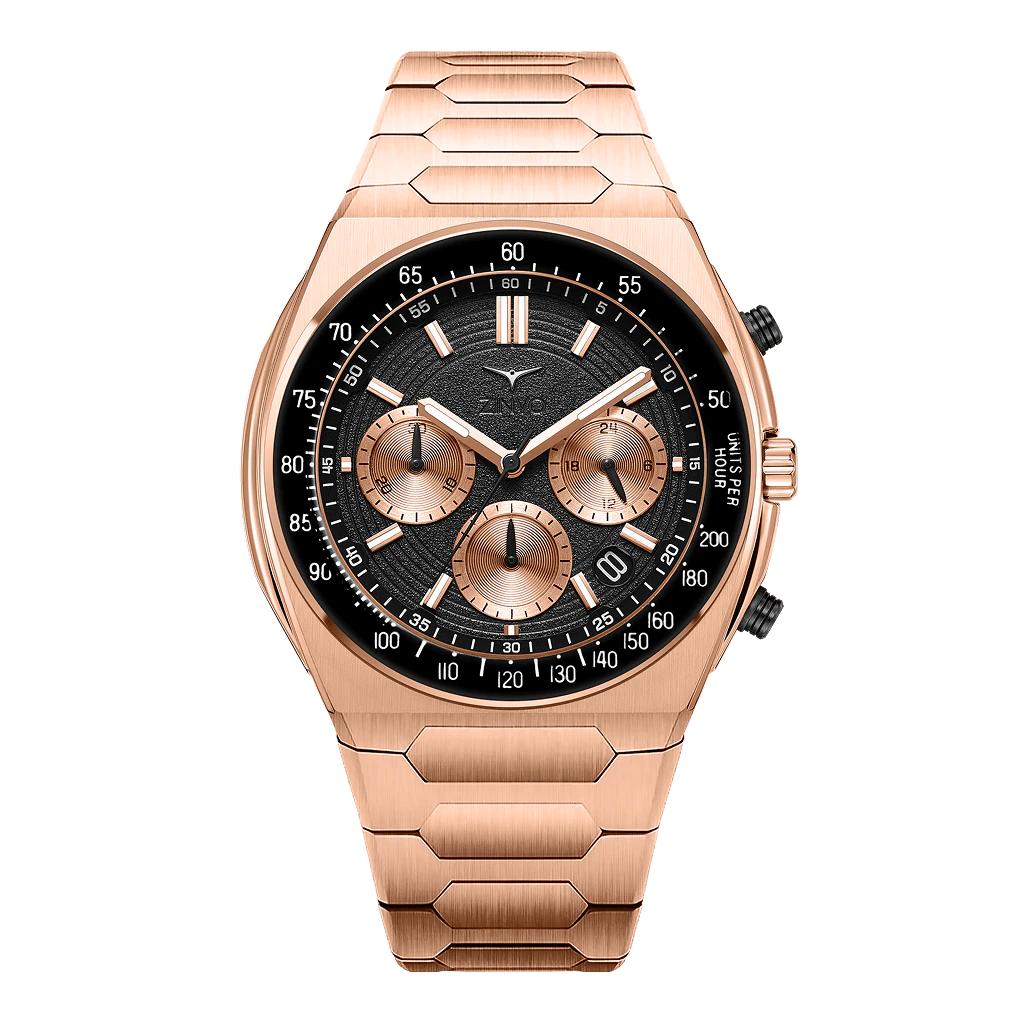 Zinvo SPIRIT integrated-bracelet chronograph
