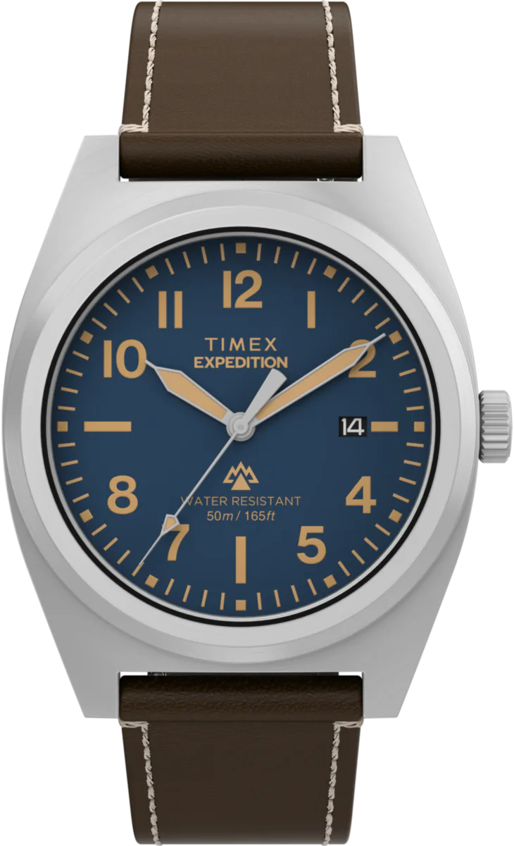 Timex Expedition Capstone 39mm Eco-Friendly Leather Strap Watch